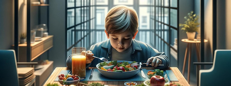 Consejo: Comer lo que hay en la mesa