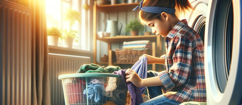 Consejo: Echar la ropa a lavar